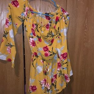 Small floral rue 21 romper